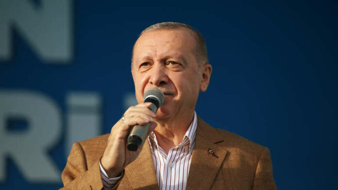 Turkey's President Recep Tayyip Erdogan is in Malatya city